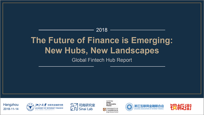 2018 Global Fintech Hub Report